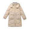 Women's Medium and Long Cotton-padded Clothes Over The Knee Large Size Winter Clothes New Hooded Loose Cotton-padded Jacket