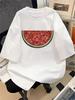 Boho Geometric Fruit T-Shirt Ethnic Tomato Graphic Tee Tribal Art Print Streetwear Casual Loose Fit Summer Top for Men Women