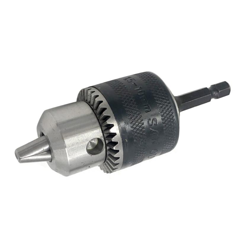 Quick Changing Drill Chucks Adapter Converter with Hexagonal 10mm Shank for Power Tool High Strength ABS Construction