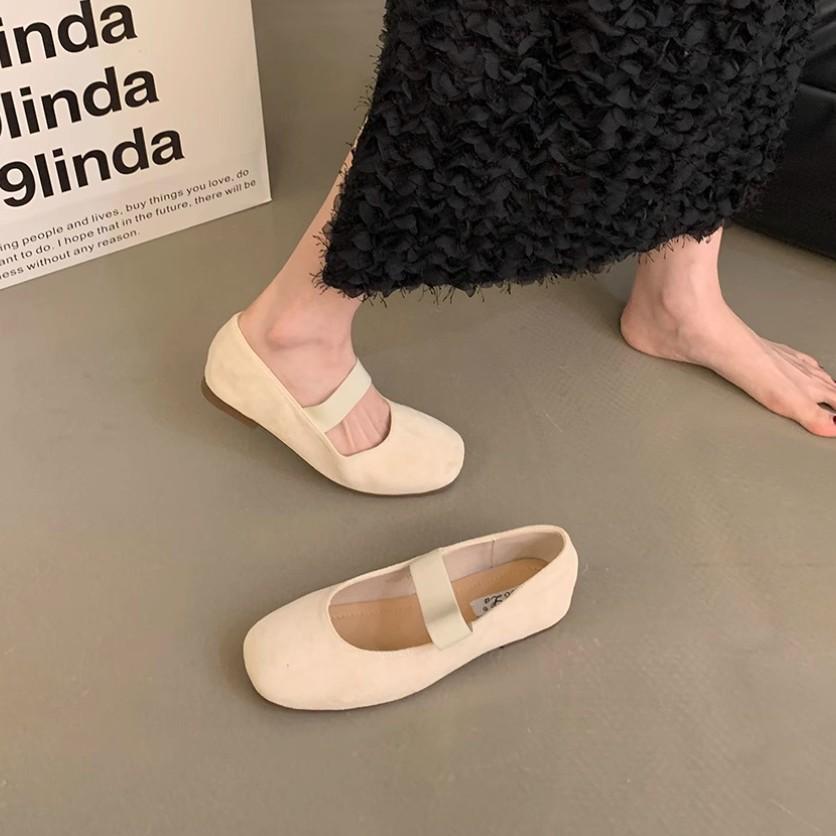 Retro gentle bow ladyshoes flat shoes ballet shoes early autumn evening shoes French soft-soled single shoes women's shoes