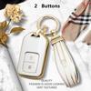 Luxurious Remote Key Case Cover For Honda CRV Fit Civic Accord HRV City Odyssey XRV Pilot Jazz Jade Vezel Crider Car