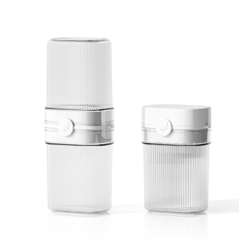 Pudełko do przechowywania szczoteczek podróżnych Kubek na płyn do płukania ust Przenośny podróżny zestaw kubków do płukania ust Przechowywanie szczoteczek do zębów