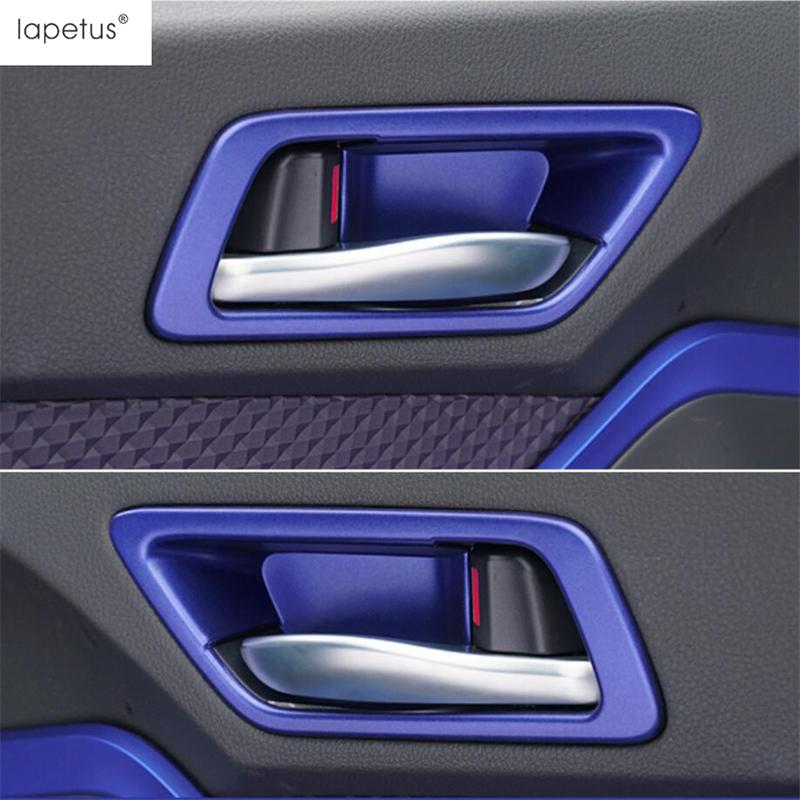 Head Light Lamp Handle Bowl Shift Gear Knob Steering Wheel Cover Trim For Toyota C-HR CHR 2016 - Blue Accessories Interior