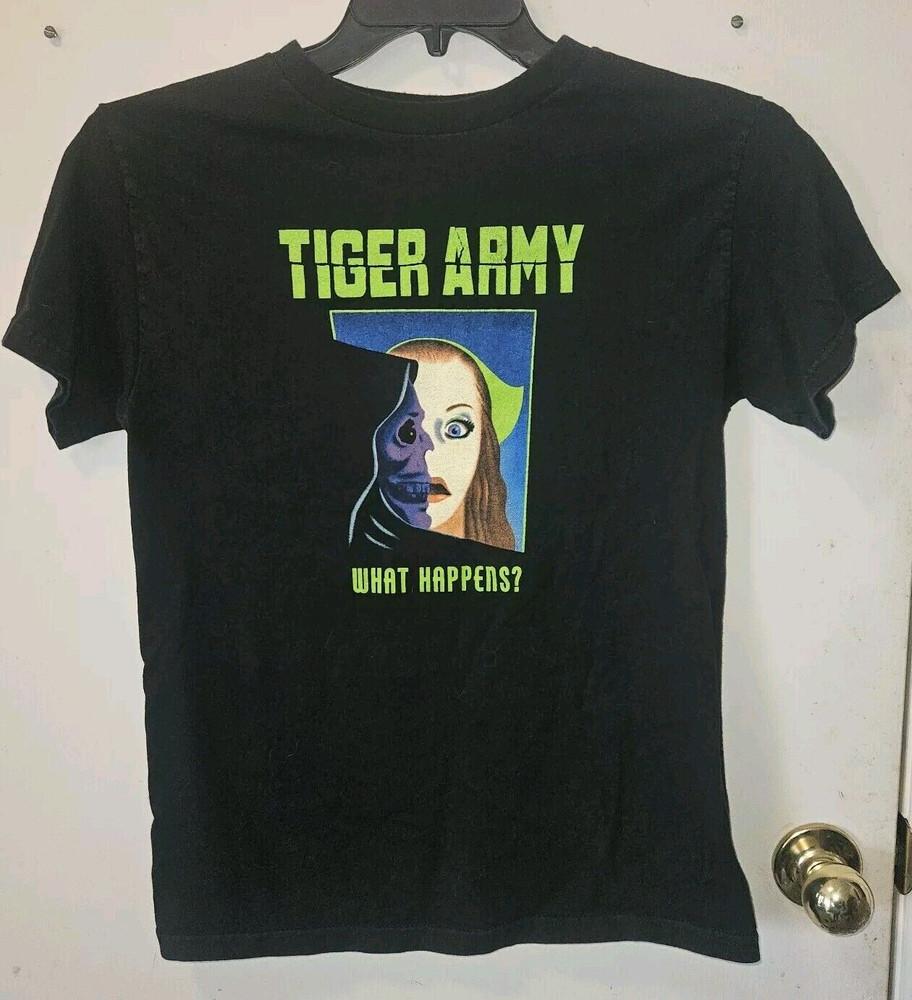Tiger Army Black T-Shirt Cotton Unisex S-234XL For Men Women RD299 Unisex T-Shirt XXXL