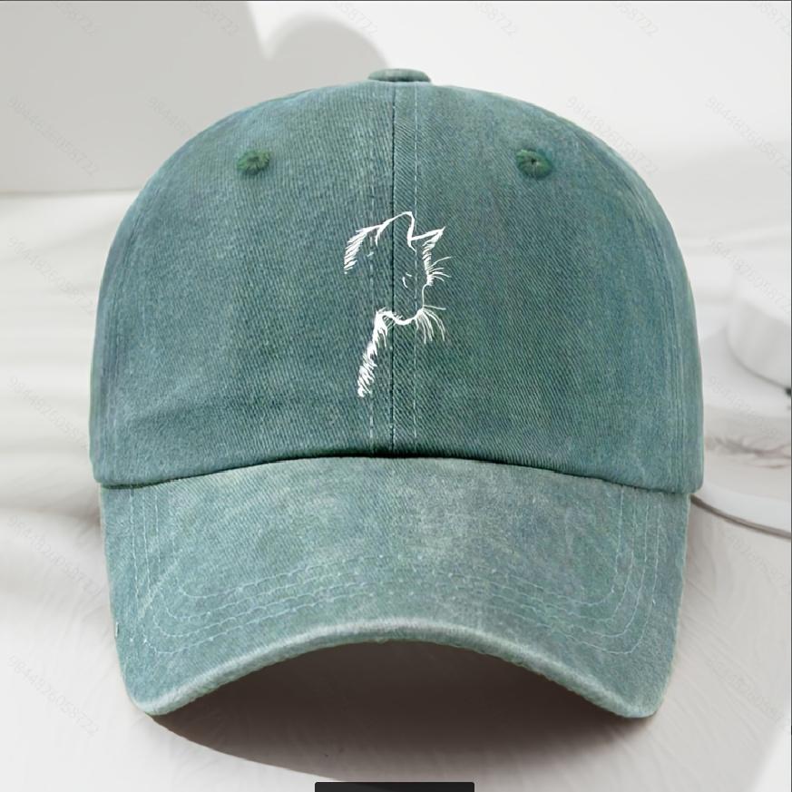 Unisex Vintage Cat Ear Baseball Cap Trendy Brand AllMatch Casual Comfortable Breathable Sun Hat Outdoor Sports Fisherman Hat Ad