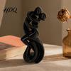 Easy Care Couple Ornament 3D Printed Tango Dancer Statue Abstract Art Figurine with Elegant Ballroom Pose Modern Molded Figure Minimalist Home Decor