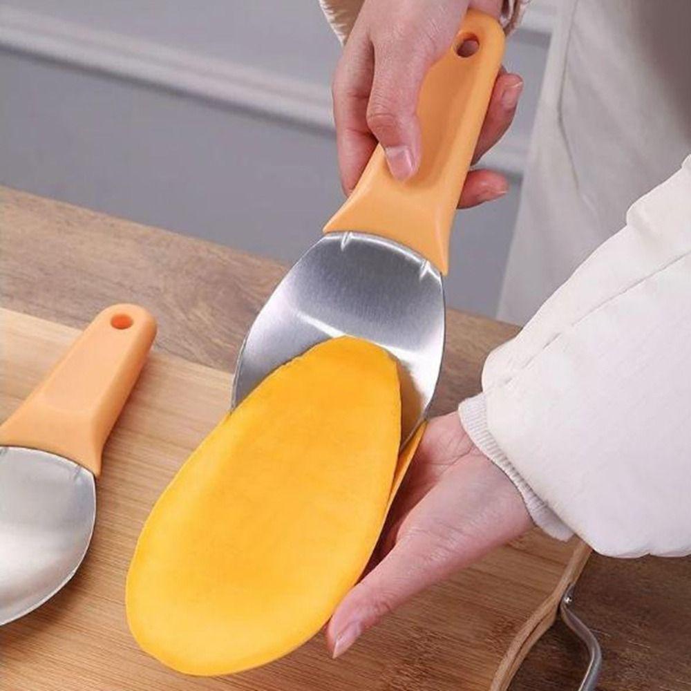 Food Grade 3 In 1 Mango Peeler Stainless Steel Fruit Splitter Creative Gadgets Separator  Kitchen