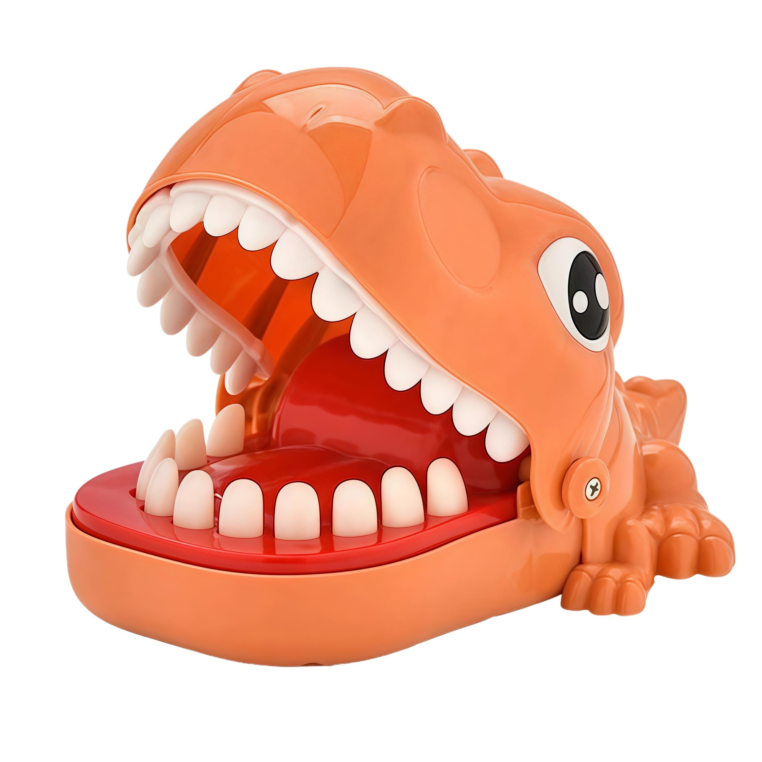 High-Standard Bite Top-Grade Toy Top-Grade Dinosaur Top-Grade Children Parent-Child Top-Grade Prank Top-Grade Toy Top-Grade Medium оранжевый