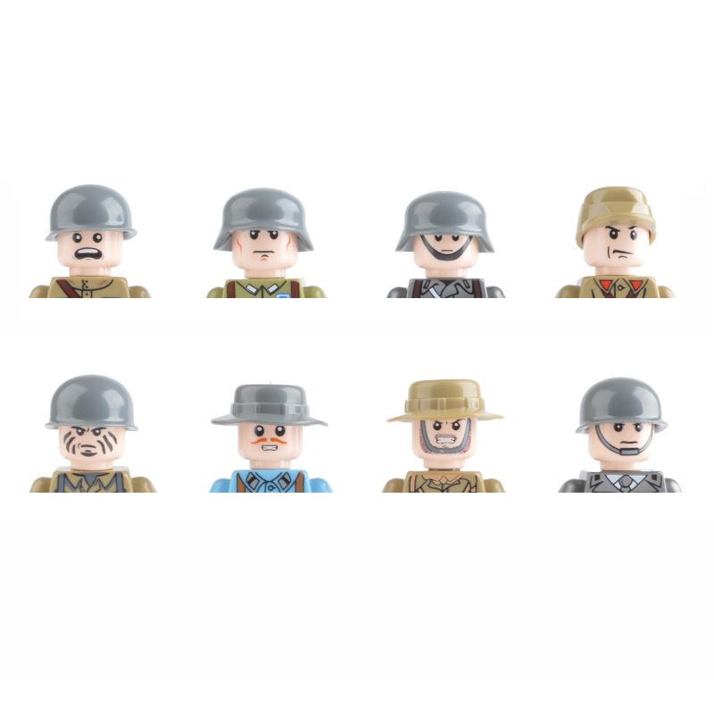 Non-Toxic City Characters Action Figures Building Blocks Policeman Teacher Fireman Occupation Mini Figurine Dolls Bricks Set Children Toys