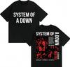 Rock Band System of A Down TShirts Unisex Women Vintage Alternative Metal Music Tshirts Unisex Women Cotton Oversized Male T Shirt