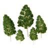 5-Piece Set of Potted Tree Model Trees for Model Trains, Landscapes, and Scenery Collections, Dioramas, Architectural Models, and Train Models (HO N Z