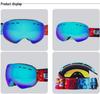 Double-Layer Anti-Fog Ski & Mountaineering Goggles for Enhanced Clarity - Suitable for Kids, Men, and Women.