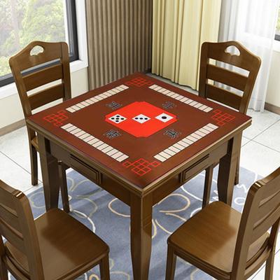Mahjong Matte Verdicken Stumm 3D-Effekt Starke Wasseraufnahme Exquisite Stickerei Rutschfest Quadratisches Mahjong-Tuch Poker Tischunterlage Heimgebrauch