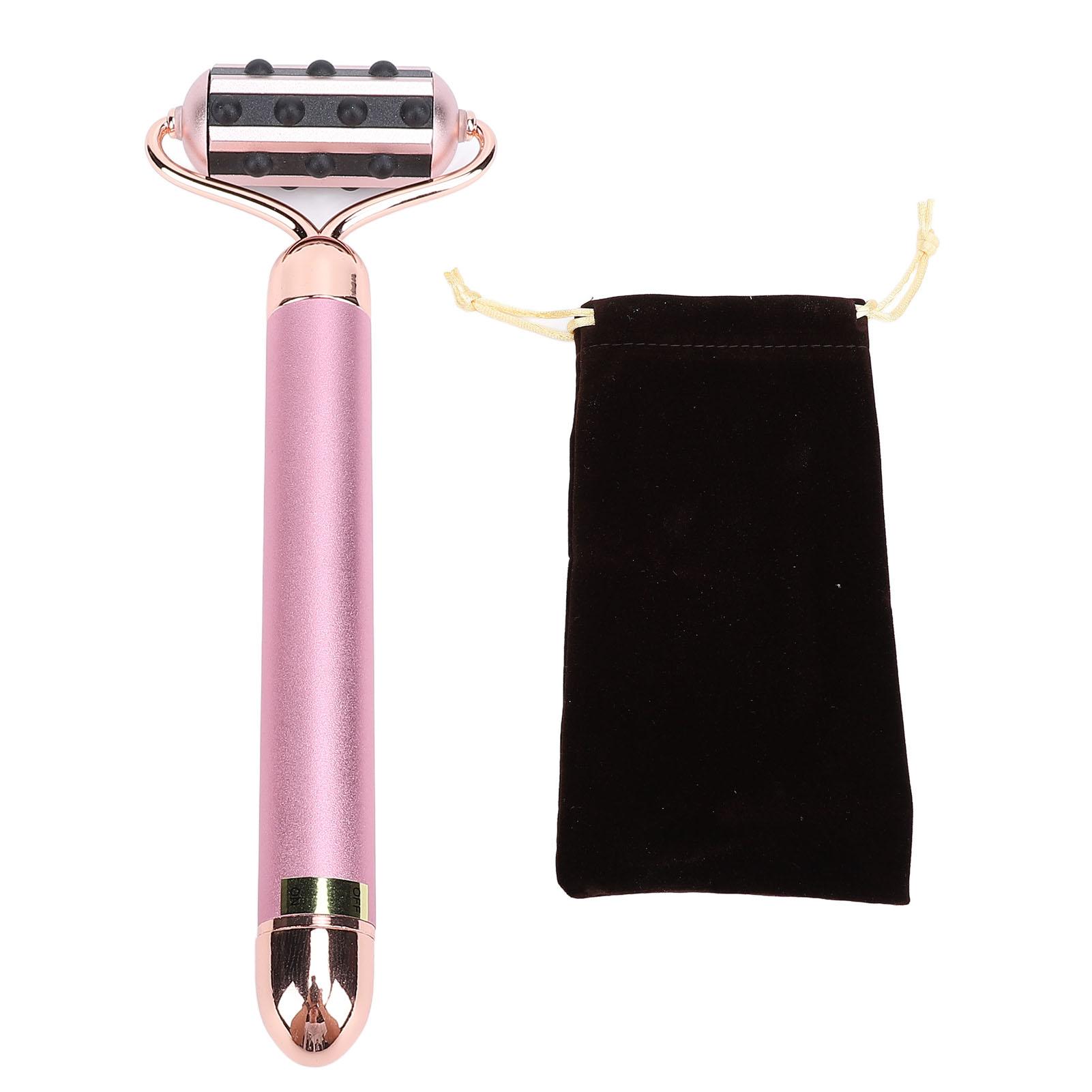 

Electric Germanium Face Massage Roller Germanium Stones Zinc Alloy Skin Tightening Vibration Facial