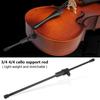 Dilwe Cello Tail Rod and Endpin Support, 3/4/4, Carbon Fiber, Extendable, Stable, and Resistant to Deformation, Black