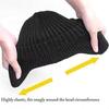Winter Cozy Beanie with Brim and Ear Flaps Warm Cycling Windproof Knitted Hats Fashion Caps Scarf GZW