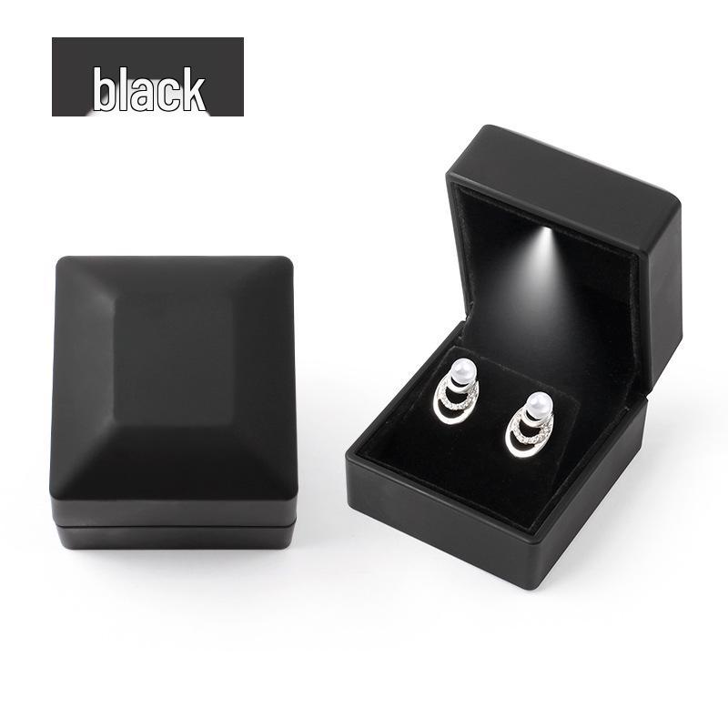 Seamless LED Jewelry Gift Box for Rings, Bracelets, and Necklaces with Light