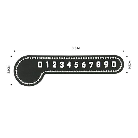 Semn de parcare temporară, practic, rezistent la temperatură, combinație gratuită, plăcuță de număr de telefon pentru mașină, consumabile auto