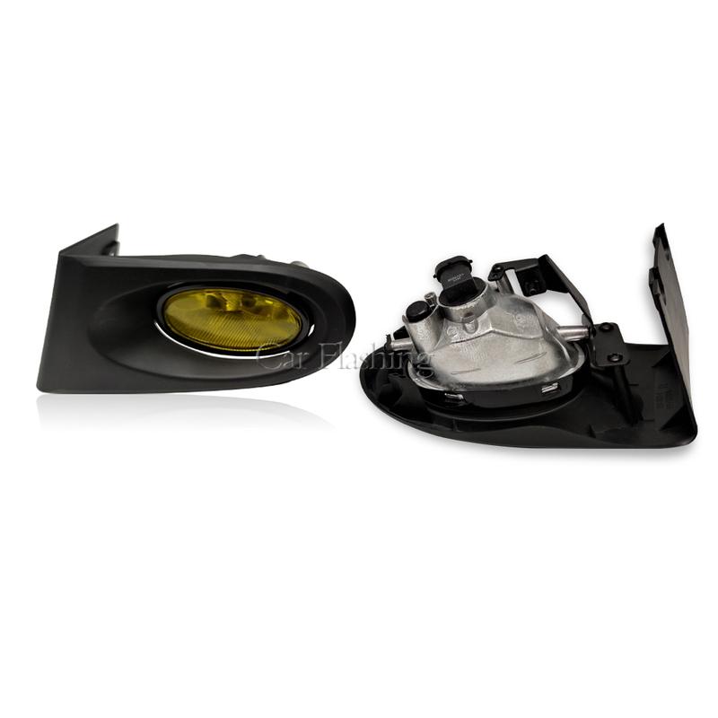 Car Front Bumper Light For Acura RSX 2002 2003 2004 Drive Fog Lamp Harness Kit Fog Light Cover Yellow Lens Halogen