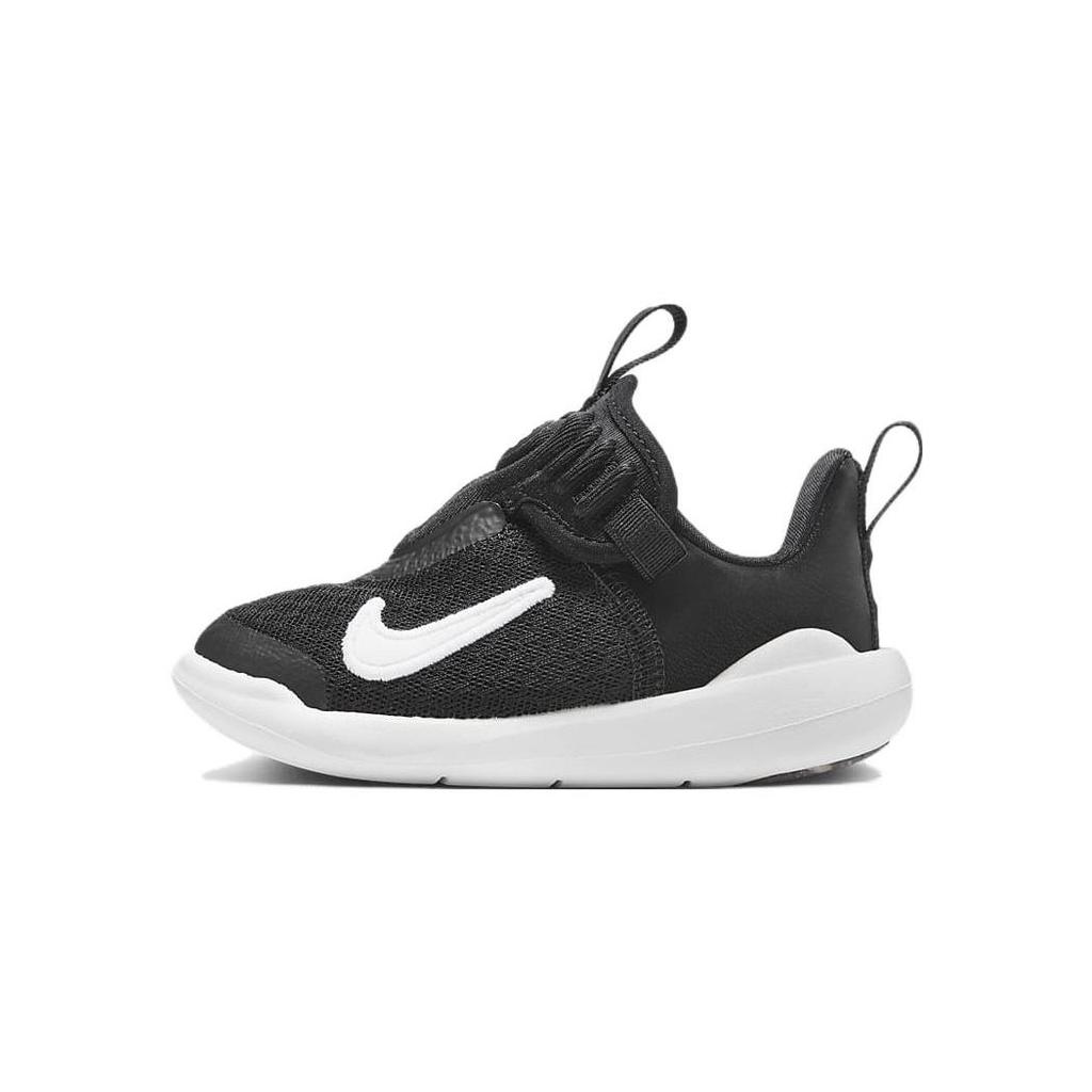 Nike E Series 1.0 TD Breathable Low top Running Shoes Black White Infant And Toddler DV4252-002
