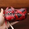 First Layer Cowhide Creative Cartoon Calf Change Bag Car Key Bag Children'S Tree Paste Leather Zodiac Mini Hand Bag