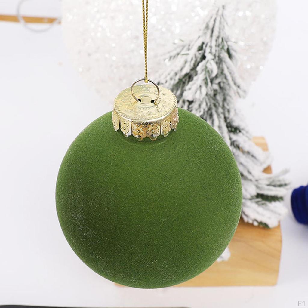 12 Pieces Christmas Ball Ornaments Set Charm Pendants 6cm Decorative Xmas Tree Decor for Wreath