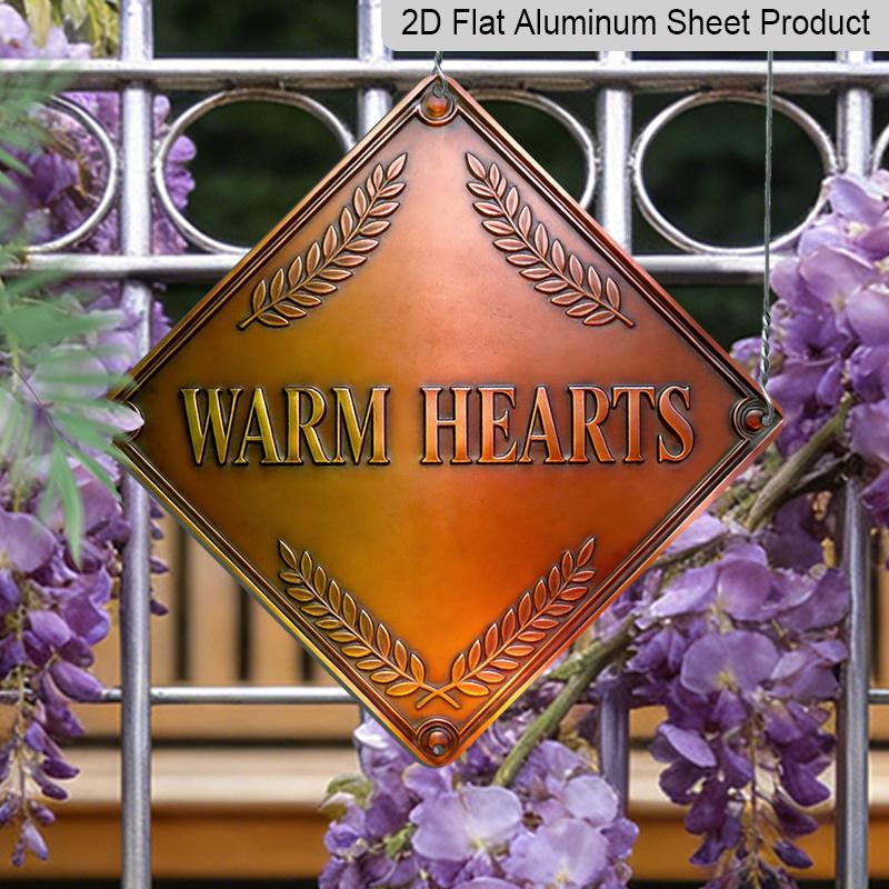 

2D Flat, 1pc Vintage Wheat Ear Metal Wall Sign - Rustic Farmhouse Wheat & Grain Decor, Aluminum Wheat Stalk Plaque Suitable for Living Room 20*20cm