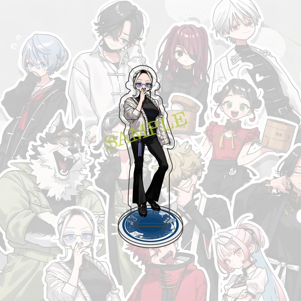 Anime Gokurakugai 10cm acrylic Standing character model  Aruma Tao Saotome Nei Takarai Tatsuomi Ban decoration cute gift