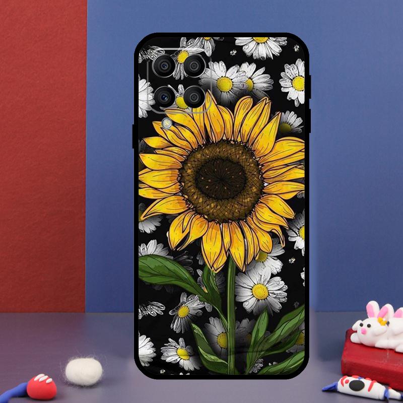 Summer Daisy Sunflower Floral For Samsung Galaxy M12 M13 M33 M23 M53 M15 M55 M31 M51 M14 M34 M54 M20 M32 M52 Phone Case