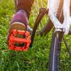 1 Pair Bike Pedal 9/16in Widened Anti Slip Sy Installation Nylon   Mountain Bike Pedal for