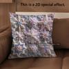 2D Dreamy Star Pattern Decorative Pillow Covers Pattern Cushion Cover Suitable For Sofa Bedroom Car Pillow Cover