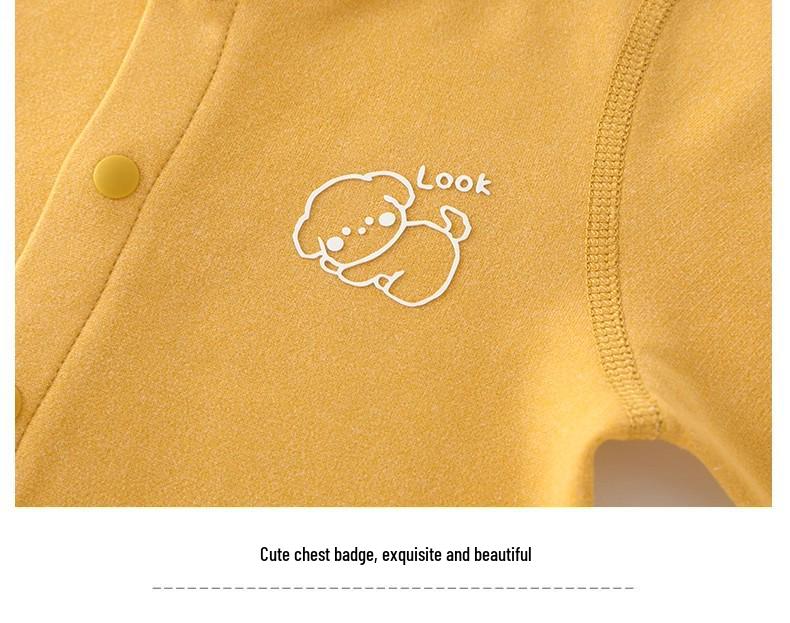 Baby Thermal Underwear Set: Cozy Top & High-Waist Bottoms for Autumn/Winter
