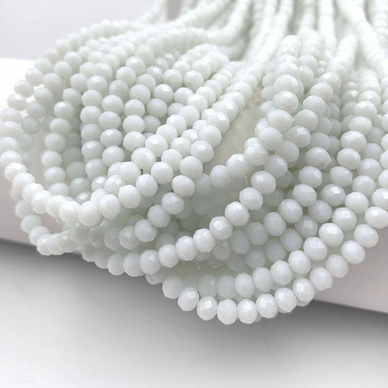 2/3/4/6/8mm Faceted Crystal Beads Bulk Pack - Glass Beads for DIY Bracelets Hairpin Loose Spacer Beads for Jewelry Making