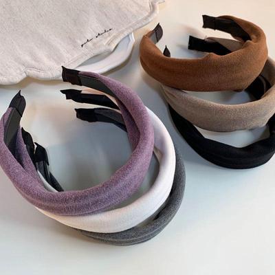 New Light Luxury Wide Headband: Korean Fashion Influencer Style