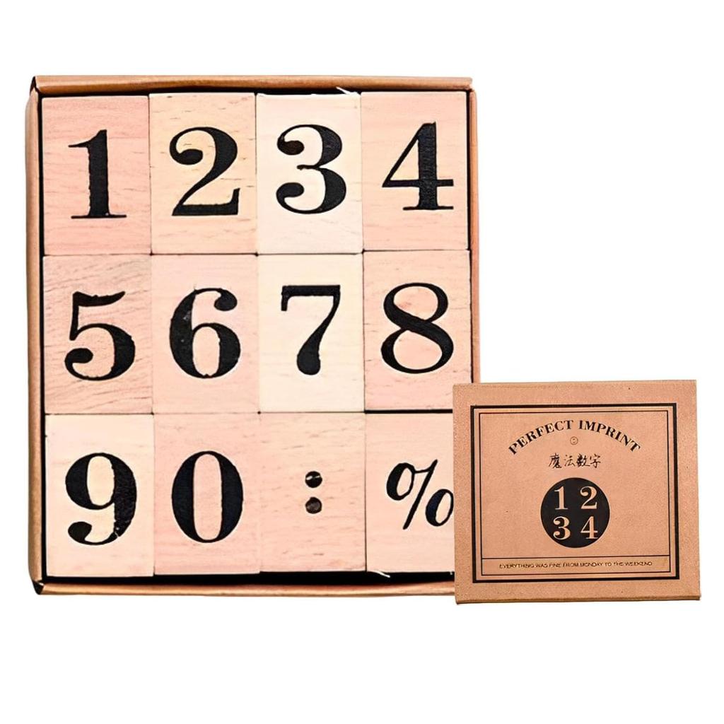 Mirhua Rubber Wooden Rubber Stamp Elegant Stamp, Stamp, Stamp, Set, Stylish, Cute,