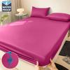 8 Colors, 9 Sizes Waterproof Bedsheet Comfortable Fitted Sheets for All Seasons Perfect for King Beds Soft Bedding Smooth Texture Mattress Protector
