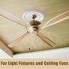 White PU Ceiling Medallion with Split Design for Easy Installation 315mm