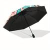1pc Rainbow, Clouds Automatic Opening/closing Umbrella with Auto Open/Close, Perfect Gift for Friends, Durable Plastic Handle yy250801213