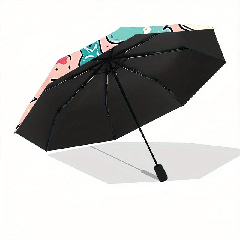 1pc Rainbow, Clouds Automatic Opening/closing Umbrella with Auto Open/Close, Perfect Gift for Friends, Durable Plastic Handle yy250801213