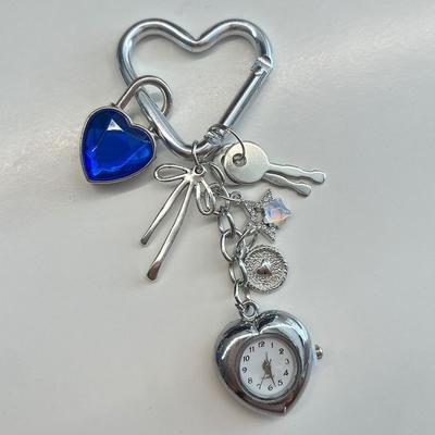 Mode Stil Herz Taschenuhr Partnergeschenk Vintage Halskettenanhänger Steampunk Uhr Paar