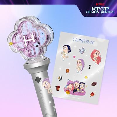 K-Pop Demon Hunters Offizielles Light Stick Deko-Sticker-Set A. HUNTR/X