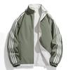 New Jacket for Men's Autumn New Loose Stand Collar Outdoor Casual Cardigan Youth Jacket Double-sided Multi-color