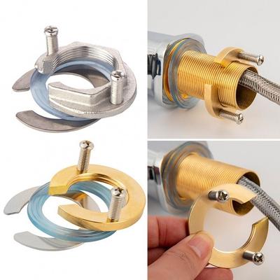 1 pièce Écrou de fixation pour robinet de lavabo Circlip Rondelle anti-desserrage Kit de fixation pour robinet Laiton Acier inoxydable