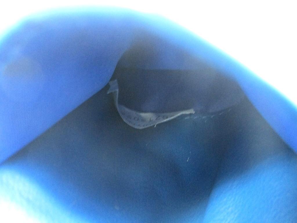 Authentic BOTTEGA VENETA Intrecciato Black Blue Leather Bifold Bill Wallet #a351  Refurbished
