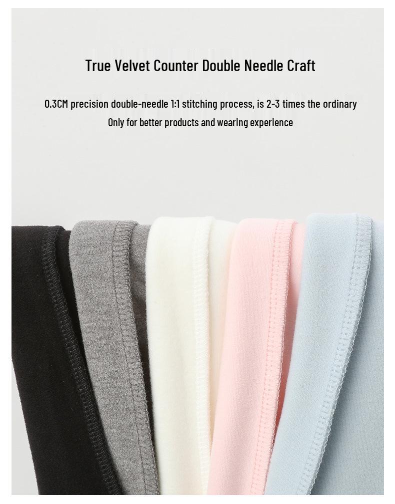 Women's Fleece-Lined Slim Fit Knit Top - Half High Neck Long Sleeve for Spring, Autumn, Winter 2024