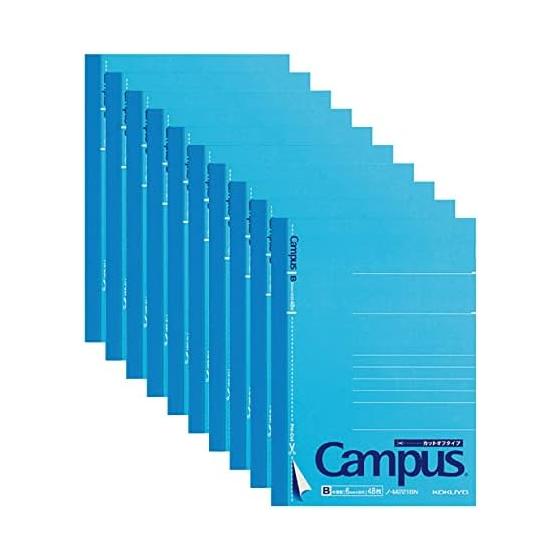 Блокнот KOKUYO Campus Note Cutoff Type A6 B Линованный 48 листов 10 книг Набор No-M221BNX10