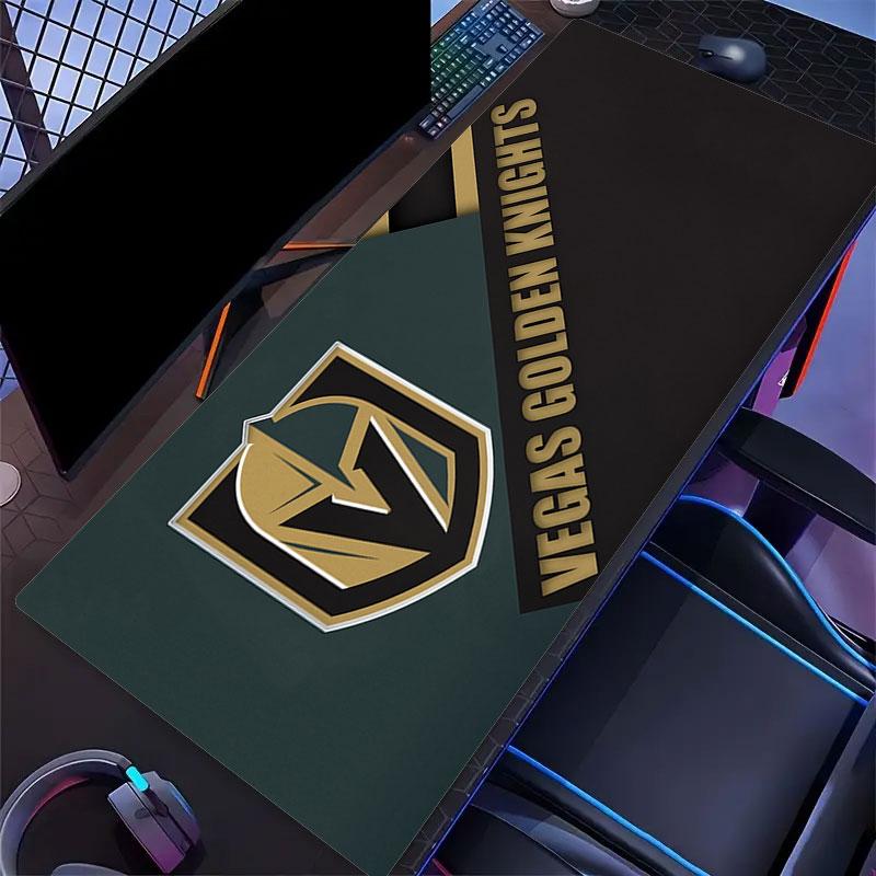 Vegas Golden Knights Mouse Pad, Large Gaming Desk Mat, Non-slip XXL Mousepad for Laptop & Tablet, Mini PC Playmat with Stitched Edges