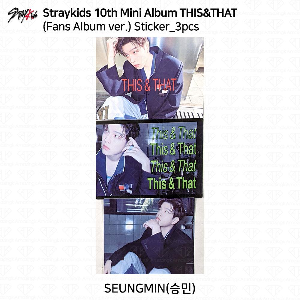 Stray Kids Il 10° Mini Album THIS&THAT Edizione Fan Album. Cartolina fotografica