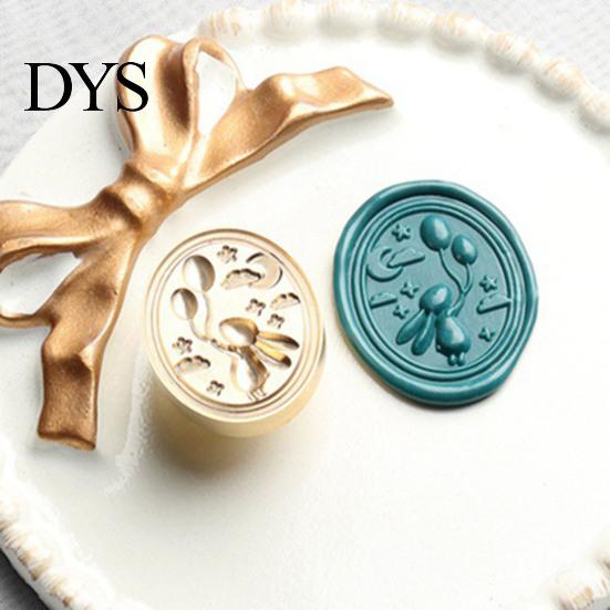 Metal Seal for Crafting Embossed Wax Stamp, Zinc Alloy Sealing Stamp with Various Artistic Stationery Patterns Wedding Invitations Envelopes
