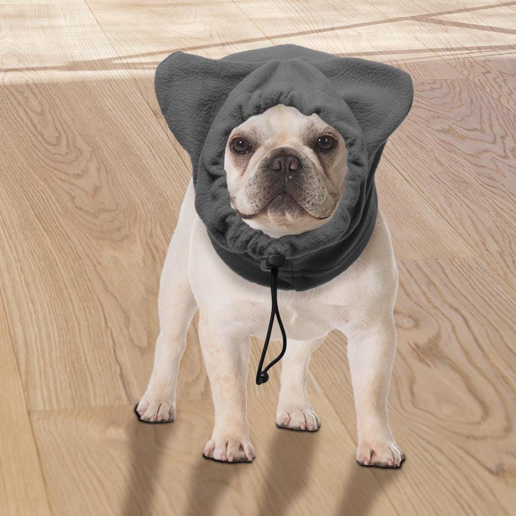 Cozy Solid Color Dog Hat - Cute Fleece Pet Headgear